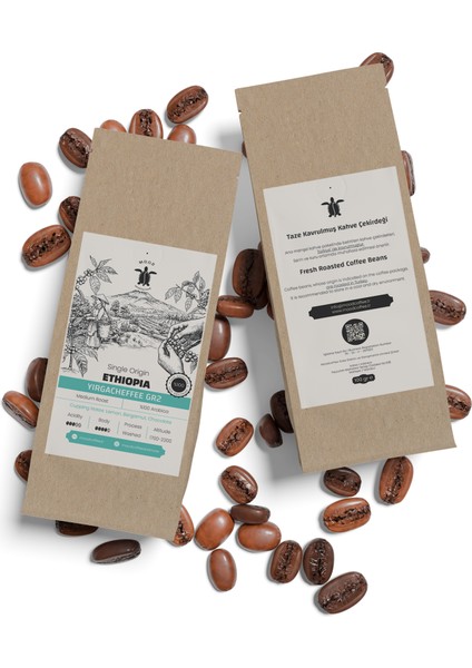 Ethiopia Yirgacheffee Gr2 - 100 gr modelleri
