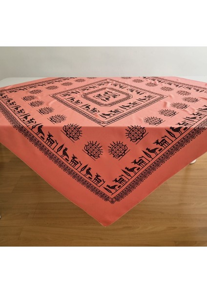Etnik Desenli Kare Sofra Bezi Piknik Örtüsü Masa Örtüsü fiyatları