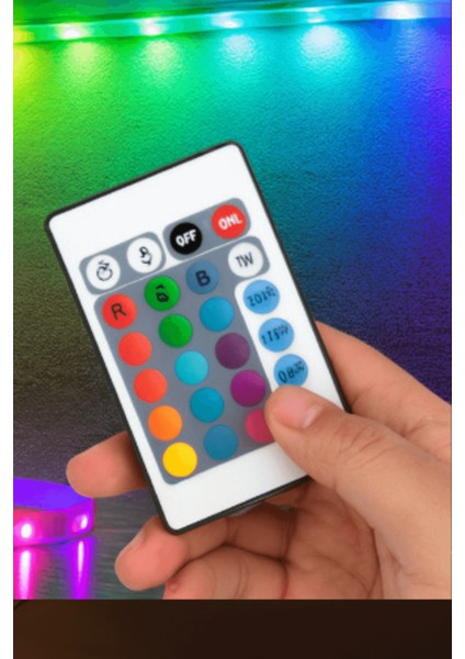 Büro Ev Ofis Yazlık Dekoru Için 30LED USB Bağlantoşı Kumandalı Rgb Şerit Işık fiyatları