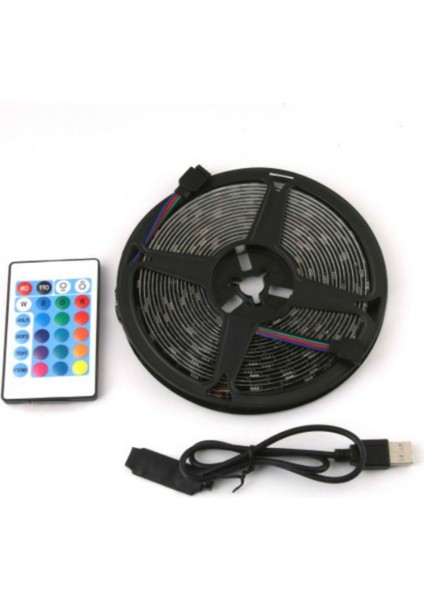 Büro Ev Ofis Yazlık Dekoru Için 30LED USB Bağlantoşı Kumandalı Rgb Şerit Işık modelleri