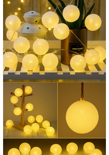 10'lu Pilli Dekoratif Aydınlatma Gece Lambası Gün Işığı Sarkıt Seti indirimleri