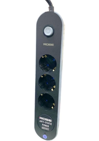 GR-300 3'lü 3metre Kablolu Akım Korumalı Grup Priz fiyatları