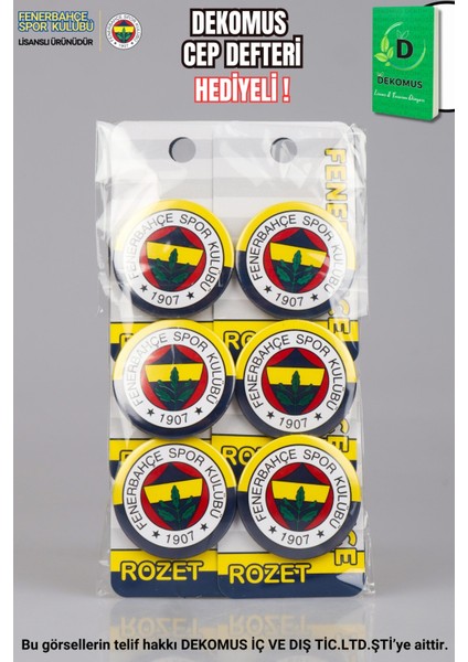 Dekomus Ile Lisanslı Fenerbahçe 2'li Rozet fiyatları