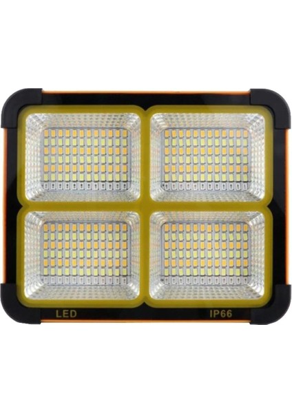 Portatif 200W LED Projektör, Telefon Şarj ve 3 Renk Modu ile Güçlü Aydınlatma