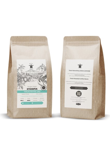 Ethiopia Yirgacheffee Gr2 - 250 gr