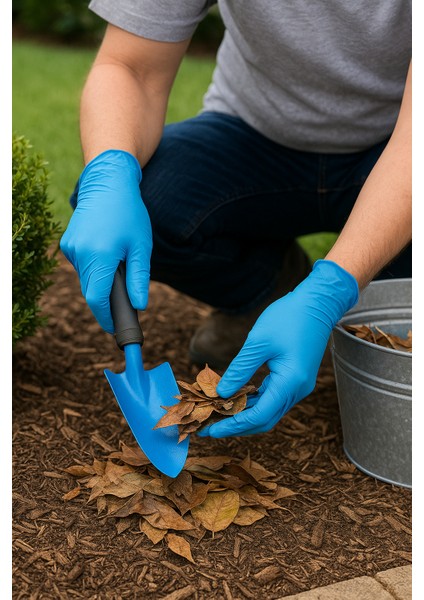 Mavi Nitril Eldiven, S Beden, Tek Kullanımlık, Steril Olmayan, Pudrasız, Lateks Içermez, Muayene, Gıda Hazırlama, Pişirme, Temizlik, kutuda 100 Adet