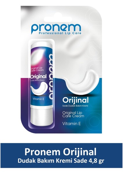 Pronem Dudak Bakım Kremi Sade 4,8 gr