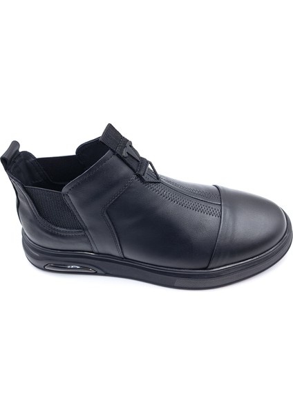 M22012 Hakiki Deri Lastikli Siyah Erkek Konfor Bot fırsatları