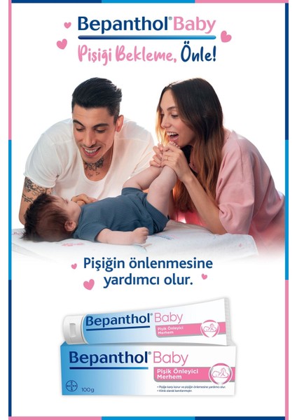 Bepanthol Baby Pişik Önleyici Merhem 100 gr 2 Adet