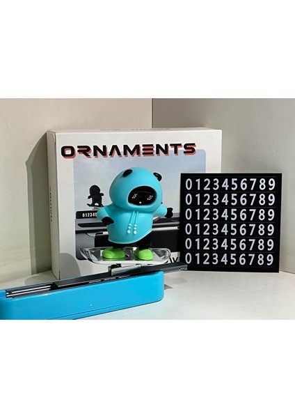 Araç Içi Kaykaylı Numaratör Park Tel Ayıcık Figürlü Mavi modelleri