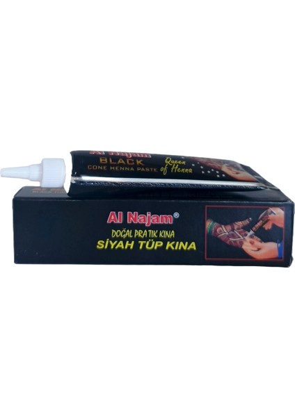 Siyah Doğal Tüp Kına 30 gr Pratik Kına