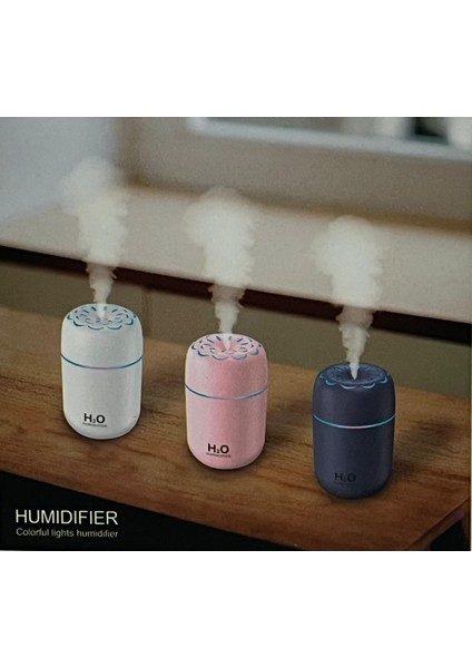 Araç Içi Nemlendirici Çiçekli Model H2O Rgb Kablolu Beyaz Buhardanlık modelleri