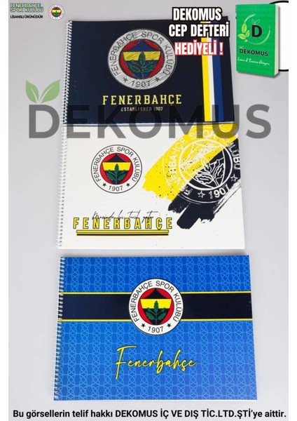 Yeni Sezon Lisanslı Fenerbahçe Resim Defteri 17*24 cm 15 Yaprak fiyatları