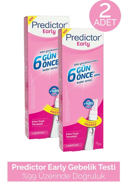 Asfstore Predictor Early Gebelik Testi 2 Adet