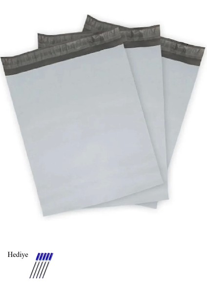 Cepsiz Battal Boy Kargo Poşeti 45X55+5 cm - 300 Adet (40+40=80 Mikron)