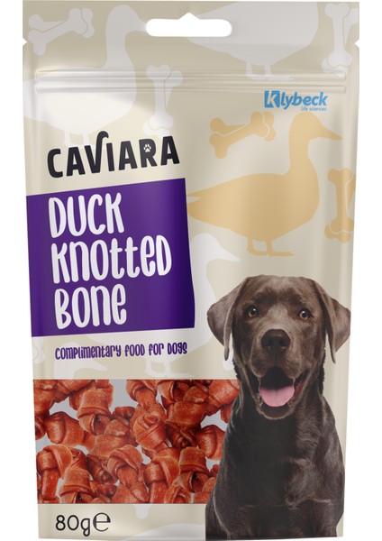 Ördek Etli Düğümlü Çiğneme Kemiği 80 gr