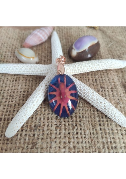 El Yapımı 3D Ahtapot Kolye Ucu - 552