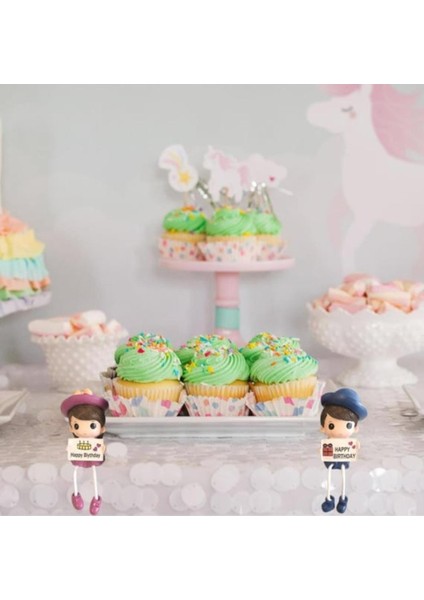 Sevgiliye Kız-Erkek Hediyelik Happy Birhday Baskılı Oturan Biblo fiyatları