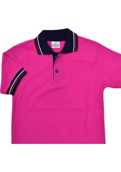 Kolej Polo Yaka Fuşya BGL-F02 modelleri