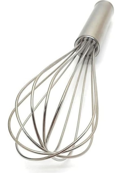 Krom Çırpıcı Pratik Yumurta Sos Kek Çırpma Teli Küçük 26 cm fırsatları