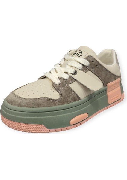 24K358-3 Kalın Taban Kadın Sneakers Spor Ayakkabı fiyatları