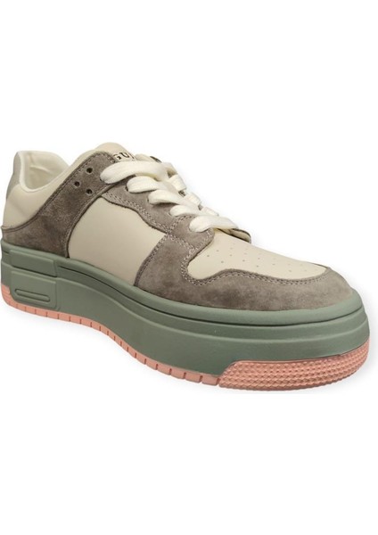 24K358-3 Kalın Taban Kadın Sneakers Spor Ayakkabı modelleri