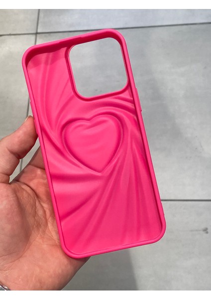 Apple iPhone 14 Pro Max Uyumlu Kalp Figürlü Koruyucu Sert Silikon Kılıf indirimleri