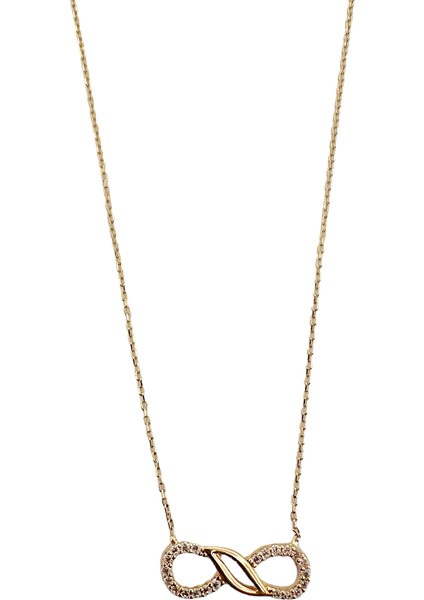 - 14 Ayar Altın Sonsuzluğa Açılan Kapı Kolye