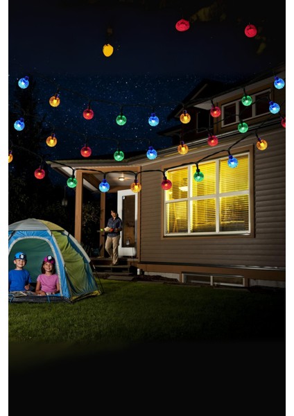 Büro Ev Ofis Kamp Keyfi Için Solar Enerjili Rgb Boncuk Kamp Bahçe Aydınlatma modelleri