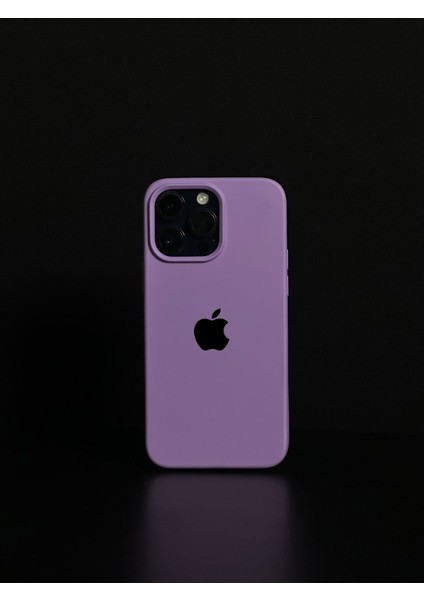 IPHONE11UYUMLU Apple Logolu Kenar Köşesi Oval Içi Kadife Lansman Kılıf