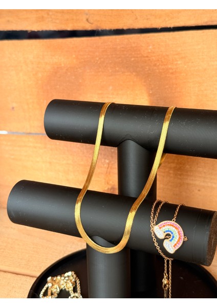 Dekoratif Siyah Takı Standı Organizer Set Şık Makyaj Mücevher Kolye Yüzük Sergi - 3D Baskı Organizer fiyatları