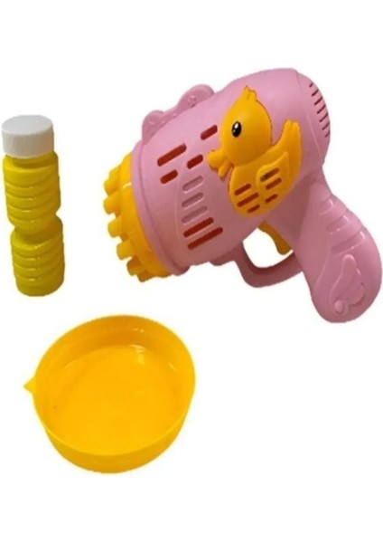 Duck Köpük Tabancası 23 Nokta Çıkışlı Pilli Pembe Renk fırsatları