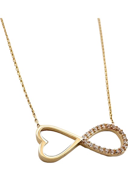 - 14 Ayar Altın Aşk Sonsuzdur Kolye fiyatları