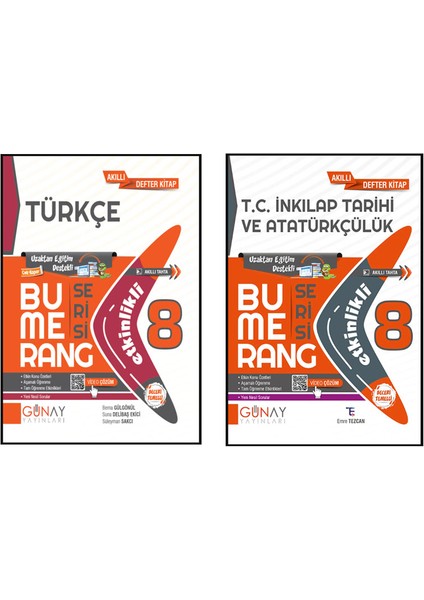 8. Sınıf Bumerang Serisi Etkinlikli Türkçe Inkılap Tarihi Seti 2026 Güncel Basım