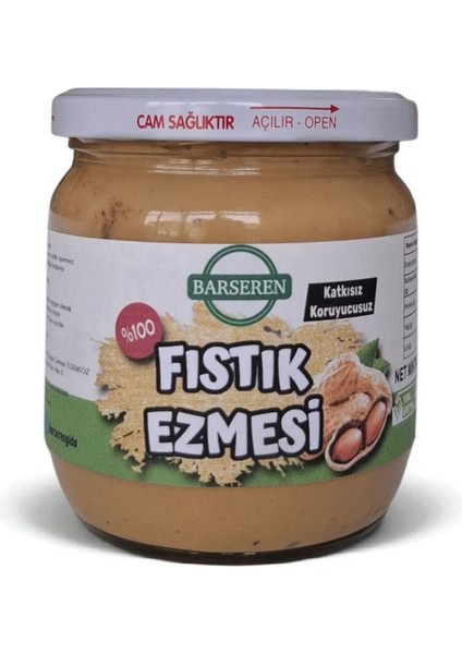 Fıstık Ezmesi 400 gr (Katkısız)