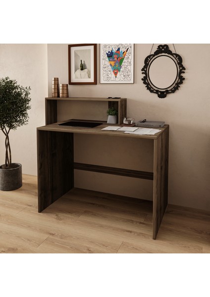 Amber Çalışma Masası – Raflı, Modern Bilgisayar Masası modelleri