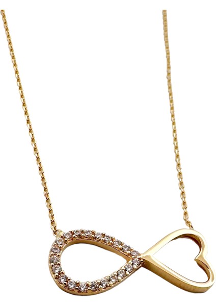 - 14 Ayar Altın Aşk Içinde Sonsuzluk Kolye fiyatları