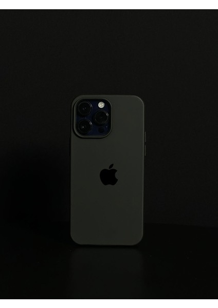 IPHONE11UYUMLU Apple Logolu Kenar Köşesi Oval Içi Kadife Lansman Kılıf