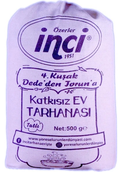 Inci Tarhana Toz 500 gr (Tatlı)