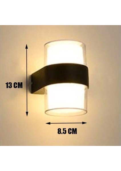 10W LED Günışığı Aplik, Alüminyum Kasa, Iç ve Dış Mekan, Modern Tasarım fiyatları