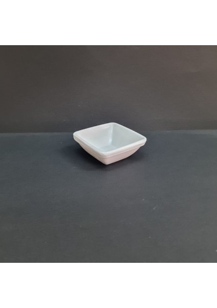 6 Adet Kırılmaz Melamin Küçük Kare Sosluk 7 cm