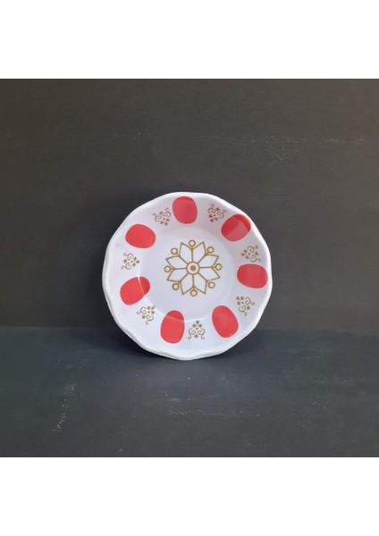 Melamin Çay Tabağı 50’li Set – Geleneksel Türk Desenli Kırılmaz Çay Bardağı Altlığı 50 Adet