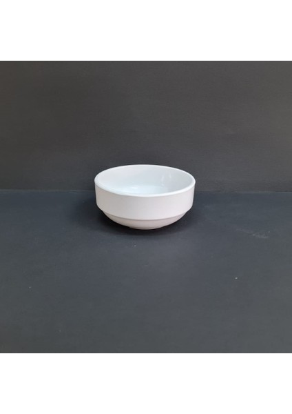 4 Adet Kırılmaz Melamin Çorba Kasesi 12 cm - Derinlik 5 cm - Beyaz modelleri
