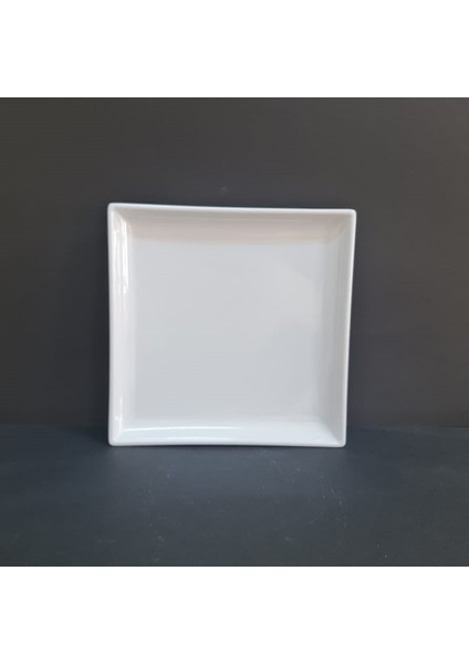 6 Adet Standart Kare Melamin Tatlı & Yemek Servis Tabağı 20 cm - Beyaz fiyatları