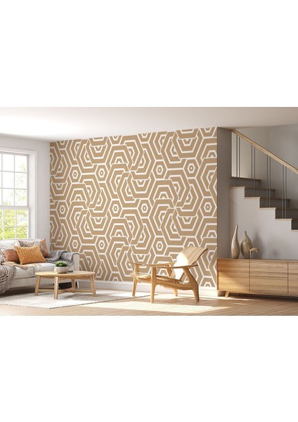 Db Pastel Renkli Geometrik Desenli Duvar KAĞIDI-5786 modelleri