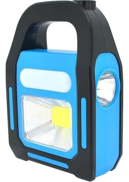 Güneş Enerjili Taşınabilir El Feneri, USB Şarjlı, Dayanıklı ve Pratik Kullanım