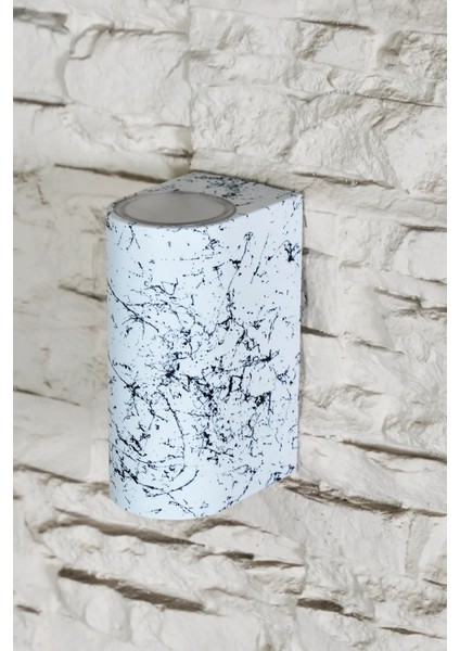 Mermer Desenli Gün Işığı Dekoratif Çift Yönlü Iç Dış Mekan Aplik fiyatları