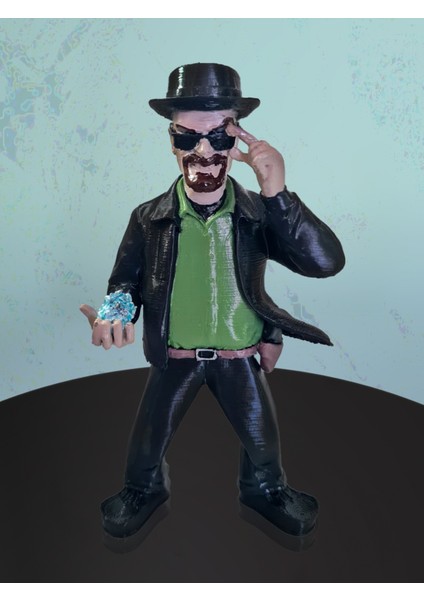 3D Walter White Figür/ Beeaking Bad / Better Call Saul / Biblo / Dekor /FANART