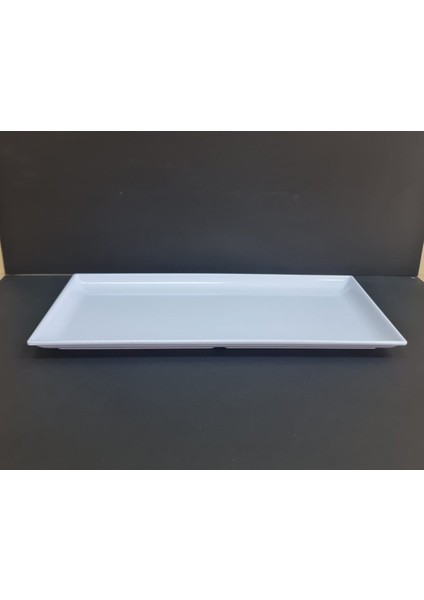 2 Adet Standart Melamin Kayık Tabak Sunum Tabağı 40X20 cm - Beyaz fiyatları