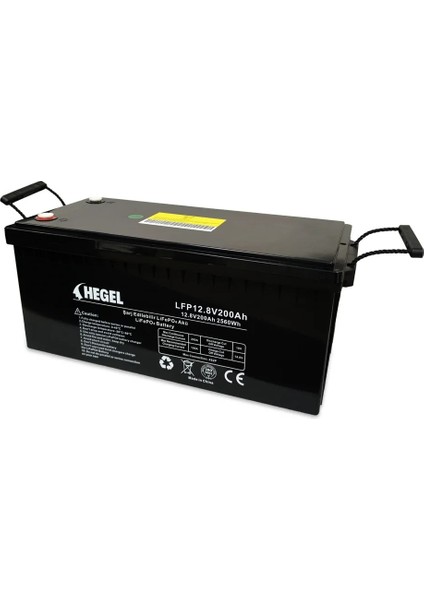 Obus Karavan Lityum Akü Lifepo4 Lityum Akü 200AH 12.8V